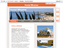 Tablet Screenshot of hostalmiramar.com